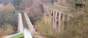 I walked along the aqueduct just before the dawn...